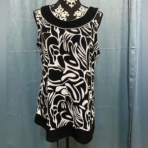 Dress Barn sleeveless blouse size xl